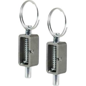 imageMytee Products 4 Pack Universal Long Spring Lock Steel Latch Assembly for TrailerLong Spring