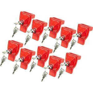 imageMytee Products Cast Iron Air Brake Glad Hand Lock for Tractor Trailer10  Pack