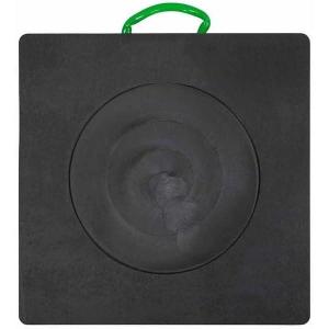 imageMytee Products Medium Outrigger Pad 24quot x 24quot x 15quot Thick for Crane Wrecker Tow Truck Service Truck  Black 2 Pack24 x 24 x 2 Recessed Radius