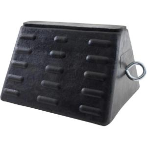 imageMytee Products Wheel Chock wEye Bolt 787quot W x 57quot H x 945quot L 2 Pack