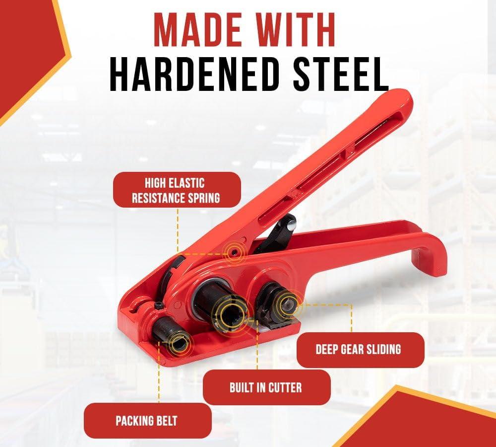 imageMytee Products Strapping Cart ampamp Coil Banding Dispenser for Poly PP Plastic  8quot or 16quot Core Size ampamp Advanced Roller Brake System  Steel Banding Strapping Cart Packaging  Tray for ToolsKit