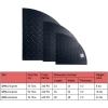 image4 Pack 4x4 HeavyDuty Black Curved Ground Protection Mats  120000 lbs Capacity  Diamond Plated Tread on HighDensity Polyethylene HDPE for Heavy Equipment2x2