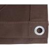 image6 x 8 Dark Brown Canvas Tarp 12oz  Water Resistant ampamp Breathable  Heavy Duty Tarps  Multipurpose Tarpaulin Cover for Camping TentDark Brown