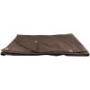 image6 x 8 Dark Brown Canvas Tarp 12oz  Water Resistant ampamp Breathable  Heavy Duty Tarps  Multipurpose Tarpaulin Cover for Camping TentDark Brown