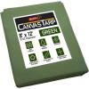 image6 x 8 Dark Brown Canvas Tarp 12oz  Water Resistant ampamp Breathable  Heavy Duty Tarps  Multipurpose Tarpaulin Cover for Camping TentGreen