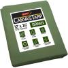 image6 x 8 Dark Brown Canvas Tarp 12oz  Water Resistant ampamp Breathable  Heavy Duty Tarps  Multipurpose Tarpaulin Cover for Camping TentGreen