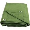 image6 x 8 Dark Brown Canvas Tarp 12oz  Water Resistant ampamp Breathable  Heavy Duty Tarps  Multipurpose Tarpaulin Cover for Camping TentGreen