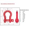 imageMytee Products 118quot Anchor Shackle Forged Carbon Steel wAlloy Screw Pin WLL  950 Tons 19000 lbs Double Rust Protection Heavy Duty D Ring Shackle for Towing Rigging ampamp Vehicle Recovery 2 Pack20  Pack