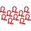 imageMytee Products 118quot Anchor Shackle Forged Carbon Steel wAlloy Screw Pin WLL  950 Tons 19000 lbs Double Rust Protection Heavy Duty D Ring Shackle for Towing Rigging ampamp Vehicle Recovery 2 Pack10  Pack