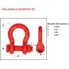 imageMytee Products 118quot Anchor Shackle Forged Carbon Steel wAlloy Screw Pin WLL  950 Tons 19000 lbs Double Rust Protection Heavy Duty D Ring Shackle for Towing Rigging ampamp Vehicle Recovery 2 Pack2  Pack