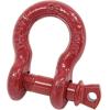 imageMytee Products 118quot Anchor Shackle Forged Carbon Steel wAlloy Screw Pin WLL  950 Tons 19000 lbs Double Rust Protection Heavy Duty D Ring Shackle for Towing Rigging ampamp Vehicle Recovery 2 Pack1  Pack