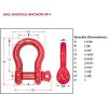 imageMytee Products 118quot Anchor Shackle Forged Carbon Steel wAlloy Screw Pin WLL  950 Tons 19000 lbs Double Rust Protection Heavy Duty D Ring Shackle for Towing Rigging ampamp Vehicle Recovery 2 Pack2  Pack