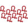 imageMytee Products 118quot Anchor Shackle Forged Carbon Steel wAlloy Screw Pin WLL  950 Tons 19000 lbs Double Rust Protection Heavy Duty D Ring Shackle for Towing Rigging ampamp Vehicle Recovery 2 Pack10  Pack