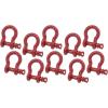 imageMytee Products 118quot Anchor Shackle Forged Carbon Steel wAlloy Screw Pin WLL  950 Tons 19000 lbs Double Rust Protection Heavy Duty D Ring Shackle for Towing Rigging ampamp Vehicle Recovery 2 Pack10  Pack
