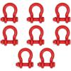 imageMytee Products 118quot Anchor Shackle Forged Carbon Steel wAlloy Screw Pin WLL  950 Tons 19000 lbs Double Rust Protection Heavy Duty D Ring Shackle for Towing Rigging ampamp Vehicle Recovery 2 Pack8  Pack