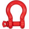 imageMytee Products 118quot Anchor Shackle Forged Carbon Steel wAlloy Screw Pin WLL  950 Tons 19000 lbs Double Rust Protection Heavy Duty D Ring Shackle for Towing Rigging ampamp Vehicle Recovery 2 Pack2  Pack