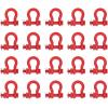imageMytee Products 118quot Anchor Shackle Forged Carbon Steel wAlloy Screw Pin WLL  950 Tons 19000 lbs Double Rust Protection Heavy Duty D Ring Shackle for Towing Rigging ampamp Vehicle Recovery 2 Pack20  Pack