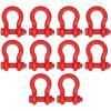 imageMytee Products 118quot Anchor Shackle Forged Carbon Steel wAlloy Screw Pin WLL  950 Tons 19000 lbs Double Rust Protection Heavy Duty D Ring Shackle for Towing Rigging ampamp Vehicle Recovery 2 Pack10  Pack