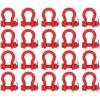 imageMytee Products 118quot Anchor Shackle Forged Carbon Steel wAlloy Screw Pin WLL  950 Tons 19000 lbs Double Rust Protection Heavy Duty D Ring Shackle for Towing Rigging ampamp Vehicle Recovery 2 Pack20  Pack