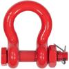 imageMytee Products 118quot Anchor Shackle Forged Carbon Steel wAlloy Screw Pin WLL  950 Tons 19000 lbs Double Rust Protection Heavy Duty D Ring Shackle for Towing Rigging ampamp Vehicle Recovery 2 Pack1  Pack