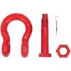 imageMytee Products 118quot Anchor Shackle Forged Carbon Steel wAlloy Screw Pin WLL  950 Tons 19000 lbs Double Rust Protection Heavy Duty D Ring Shackle for Towing Rigging ampamp Vehicle Recovery 2 Pack10  Pack