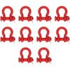 imageMytee Products 118quot Anchor Shackle Forged Carbon Steel wAlloy Screw Pin WLL  950 Tons 19000 lbs Double Rust Protection Heavy Duty D Ring Shackle for Towing Rigging ampamp Vehicle Recovery 2 Pack10  Pack