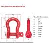 imageMytee Products 118quot Anchor Shackle Forged Carbon Steel wAlloy Screw Pin WLL  950 Tons 19000 lbs Double Rust Protection Heavy Duty D Ring Shackle for Towing Rigging ampamp Vehicle Recovery 2 Pack1  Pack