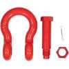 imageMytee Products 118quot Anchor Shackle Forged Carbon Steel wAlloy Screw Pin WLL  950 Tons 19000 lbs Double Rust Protection Heavy Duty D Ring Shackle for Towing Rigging ampamp Vehicle Recovery 2 Pack2  Pack