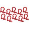 imageMytee Products 118quot Anchor Shackle Forged Carbon Steel wAlloy Screw Pin WLL  950 Tons 19000 lbs Double Rust Protection Heavy Duty D Ring Shackle for Towing Rigging ampamp Vehicle Recovery 2 Pack10  Pack