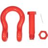 imageMytee Products 118quot Anchor Shackle Forged Carbon Steel wAlloy Screw Pin WLL  950 Tons 19000 lbs Double Rust Protection Heavy Duty D Ring Shackle for Towing Rigging ampamp Vehicle Recovery 2 Pack2  Pack