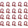 imageMytee Products 118quot Anchor Shackle Forged Carbon Steel wAlloy Screw Pin WLL  950 Tons 19000 lbs Double Rust Protection Heavy Duty D Ring Shackle for Towing Rigging ampamp Vehicle Recovery 2 Pack20  Pack