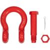 imageMytee Products 118quot Anchor Shackle Forged Carbon Steel wAlloy Screw Pin WLL  950 Tons 19000 lbs Double Rust Protection Heavy Duty D Ring Shackle for Towing Rigging ampamp Vehicle Recovery 2 Pack2  Pack