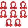 imageMytee Products 118quot Anchor Shackle Forged Carbon Steel wAlloy Screw Pin WLL  950 Tons 19000 lbs Double Rust Protection Heavy Duty D Ring Shackle for Towing Rigging ampamp Vehicle Recovery 2 Pack8  Pack