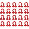 imageMytee Products 118quot Anchor Shackle Forged Carbon Steel wAlloy Screw Pin WLL  950 Tons 19000 lbs Double Rust Protection Heavy Duty D Ring Shackle for Towing Rigging ampamp Vehicle Recovery 2 Pack20  Pack