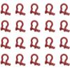 imageMytee Products 118quot Anchor Shackle Forged Carbon Steel wAlloy Screw Pin WLL  950 Tons 19000 lbs Double Rust Protection Heavy Duty D Ring Shackle for Towing Rigging ampamp Vehicle Recovery 2 Pack20  Pack