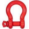 imageMytee Products 118quot Anchor Shackle Forged Carbon Steel wAlloy Screw Pin WLL  950 Tons 19000 lbs Double Rust Protection Heavy Duty D Ring Shackle for Towing Rigging ampamp Vehicle Recovery 2 Pack1  Pack