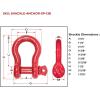 imageMytee Products 138quot Anchor Shackle Forged Carbon Steel wAlloy Screw Pin Load Limit  135 Tons 27000 lbs Double Rust Protection Heavy Duty D Ring Shackle for Towing Rigging ampamp Vehicle Recovery