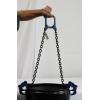 imageMytee Products 2 Pack Chain Drum Lifter for 30 ampamp 55 Gallon Drum Lift 2000 lbs WLL Vertical  Carbon Steel Hook wBuiltin Spring  MetalPlastic Drum ampamp Barrel Lifter wSelf Locking Hoist1  Pack
