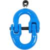 imageMytee Products 2 Pack Grade 100 38quot Forged Alloy Steel Hammerlock Coupling Link  Blue 8800 lbs Working Load Limit  Heavy Duty G100 Connecting HammerLink4  Pack