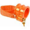 imageMytee Products 2 Pack King Pin Lock Heavy Duty Orange Powder Coated with Safety Ribbon Works with Class 8 Vehicles and RV TrailersOrange Powder Coated