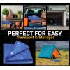 imageMytee Products 20X30 Blue Poly Tarp Tarpaulin Poly Cover Canopy with Grommets20 x 30