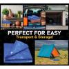 imageMytee Products 20X30 Blue Poly Tarp Tarpaulin Poly Cover Canopy with Grommets20 x 40