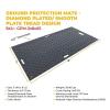 imageMytee Products 3 x 8 Ground Protection Mats with Double Sided Diamond Plated Tread Design  High Density Polyethylene Mat Easily Supports 70 Ton Loads on Lawns Dirt and Any Other Areas