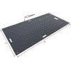 imageMytee Products 4 Pcs Ground Protection Mats  Black 2 x 8 Heavy Equipment Mats w 6 Pcs Single Connectors2 FT x 8 FT