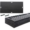 imageMytee Products 4 Pcs Ground Protection Mats  Black 2 x 8 Heavy Equipment Mats w 6 Pcs Single Connectors2 FT x 8 FT