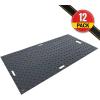 imageMytee Products 4 Pcs Ground Protection Mats  Black 2 x 8 Heavy Equipment Mats w 6 Pcs Single Connectors2 FT x 8 FT