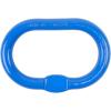 imageMytee Products 58 Inch Oblong Master Link for Chain ampamp Wire Rope Grade 100  WLL 7700 Lbs 35 Tons Blue  41 Safety Factor  Alloy Steel HeavyDuty Oval Master Link Ring for Lifting1