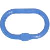 imageMytee Products 58 Inch Oblong Master Link for Chain ampamp Wire Rope Grade 100  WLL 7700 Lbs 35 Tons Blue  41 Safety Factor  Alloy Steel HeavyDuty Oval Master Link Ring for Lifting4