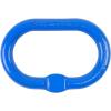 imageMytee Products 58 Inch Oblong Master Link for Chain ampamp Wire Rope Grade 100  WLL 7700 Lbs 35 Tons Blue  41 Safety Factor  Alloy Steel HeavyDuty Oval Master Link Ring for Lifting2