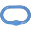 imageMytee Products 58 Inch Oblong Master Link for Chain ampamp Wire Rope Grade 100  WLL 7700 Lbs 35 Tons Blue  41 Safety Factor  Alloy Steel HeavyDuty Oval Master Link Ring for Lifting4